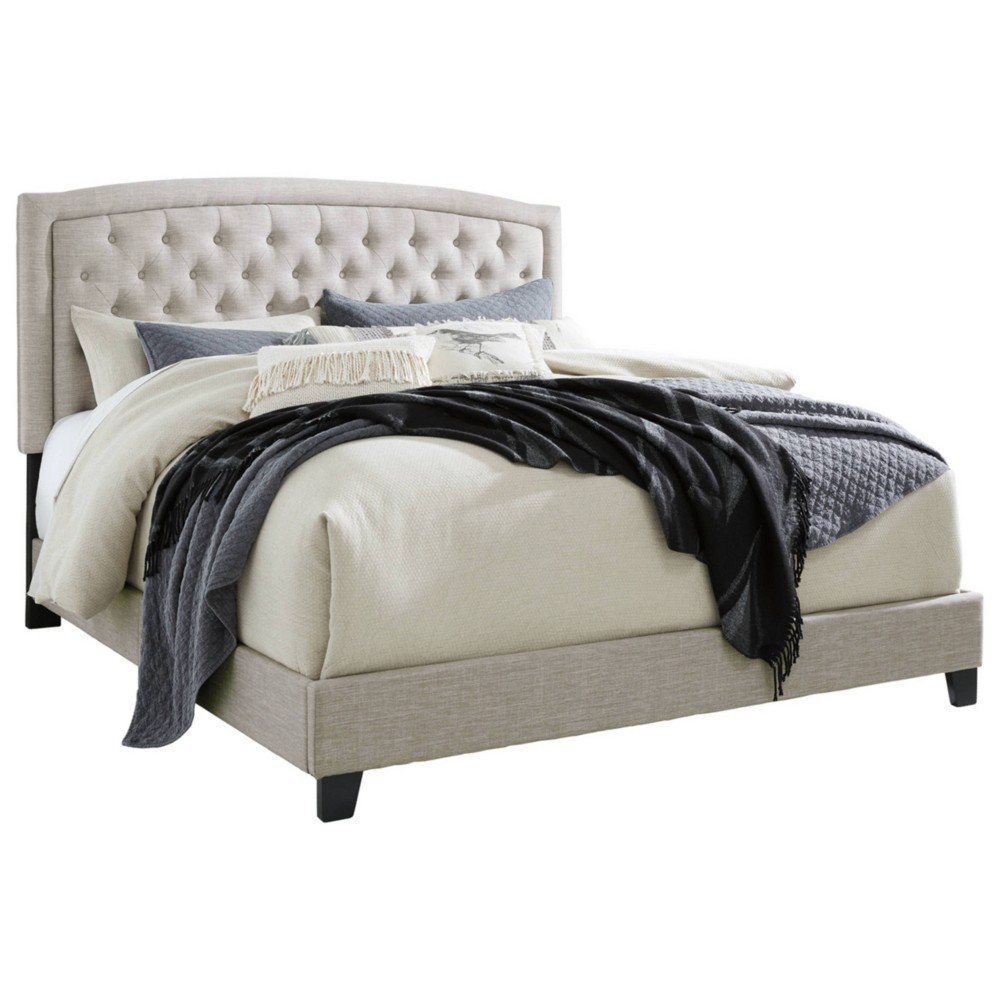 Photos - Bed Frame Ashley King Jerary Upholstered Bed Gray - Signature Design by 