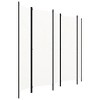 vidaXL 5-Panel Room Divider White 98.4"x70.9" - 2 of 4