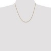 Black Bow Jewelry 0.9mm, 14k Yellow Gold, Solid Franco Chain Necklace - 2 of 4