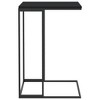 vidaXL Side Table Black 15.7 in.x11.8 in.x23.2 in. Engineered Wood - 3 of 4