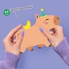 Big Dot of Happiness Capybara Garland Banner Kids Birthday Party Decorations Backdrop 30 Feet of Cord 15 Double Sided Paper Capy Shapes - 3 of 4