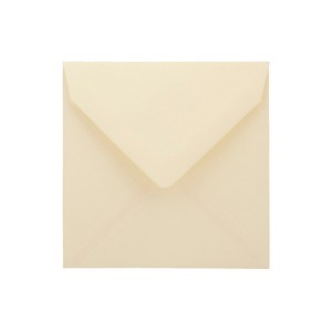 JAM Paper 5 x 5 Square Invitation Envelopes with Euro Flap Ivory Bulk 1000/Carton (02792256C) - 1 of 4