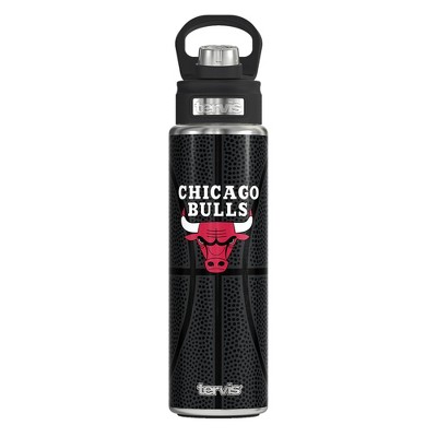 NBA Chicago Bulls 24oz Leather Wide Mouth Water Bottle