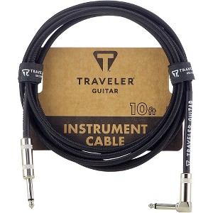 Traveler Guitar Braided Straight to Angle Instrument Cable - 1 of 4