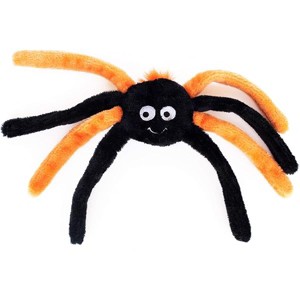 ZippyPaws Spiderz - Small Orange Plush Dog Toy - 1 of 1