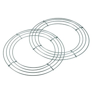 Unique Bargains Metal Wire Wreath Frame Form Hanger for Christmas Wedding Floral Arrangements - 1 of 3