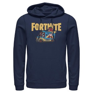 Mens Fortnite Uncle Pete's Pizza Pit Lightweight Hoodie - 1 of 4