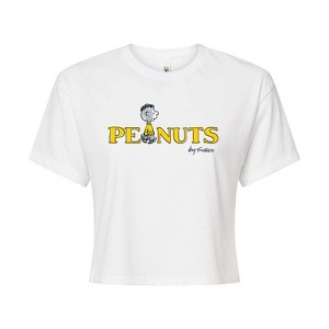 Women's - Peanuts - Franklin Cropped Graphic T-Shirt - 1 of 4