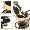 Karl Home Vintage Style Heavy Duty Hydraulic Recline Barber Chair Red - 2 of 4
