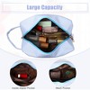 Unique Bargains Travel Personalized Make Up Bag Blue 1 Pc - 2 of 4