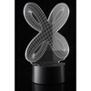 AZ  Import 3D Crisscross Rings Laser Cut Precision LED Lights - 4 of 4