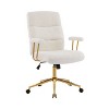 Racxily Office Chair, Modern Height Adjustable Desk Chair with Padded Arms - 2 of 4