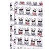 Hudson Baby Infant Boy Cotton Flannel Burp Cloths and Receiving Blankets, 14-Piece, French Dog, One Size - 2 of 2
