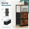 DOMETOUR Dresser for Bedroom, Chest of Drawers, 5 Drawer Dresser, Closet Fabric Dresser with Metal Frame - 2 of 4