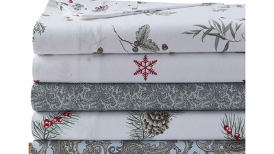 Bella Grey King Cotton Flannel Deep Pocket Sheet Set