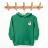 Embroidered White Snowman - Toddler Hoodie - 3 of 4