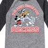 Boys' - Disney - I'm Just Here For Recess Raglan Graphic T-Shirt - 2 of 4