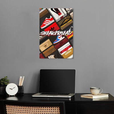 Sneakerhead Collection Multicolor Canvas Wall Art, 16" x 24"