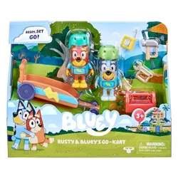 Bluey's Go-Kart with Bluey & Rusty Figures