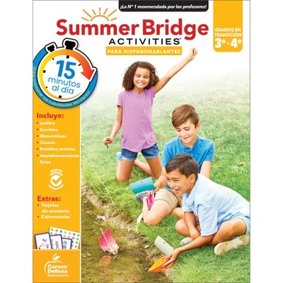 Carson Dellosa Education Summer Bridge Activities Spanish, Grade 3-4