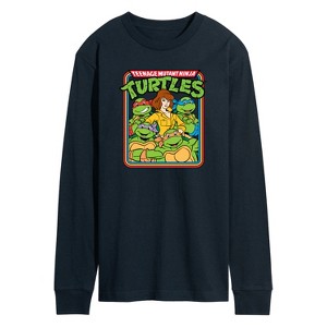Men's - Teenage Mutant Ninja Turtles - Retro Group April Long Sleeve Graphic T-Shirt - 1 of 4