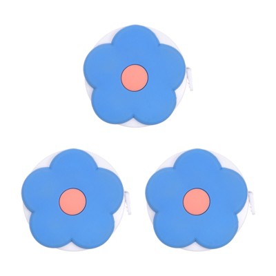 Unique Bargains Dual-sided Retractable Rulers and Measuring Tools Flower Design Tape 1.5m/60"