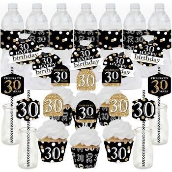 Big Dot Of Happiness Adult 70th Birthday - Gold - Birthday Party Decor And  Confetti - Terrific Table Centerpiece Kit - Set Of 30 : Target