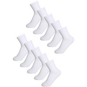 INSPIRE CHIC Women's Lightweight Stretchy Breathable Crew Socks - 1 of 4