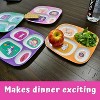 Dinner Plates for Girls: Toddler Plates, Baby Essentials, Kids Plates and Bowls Sets, Non-Toxic Plate for Toddlers, Divided Plates, Dinosaur Utensils - 2 of 4