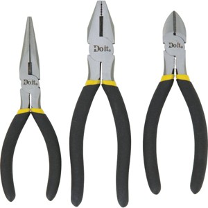 Do it Best Do it 6 In. Long Nose, 6 In. Diagonal and 7 In. Linesman Plier Set (3-Piece) - 1 of 2