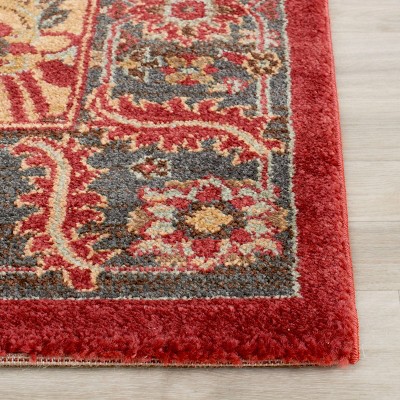 Safavieh Mahal Red and Navy 8' x 11' Stain-Resistant Area Rug