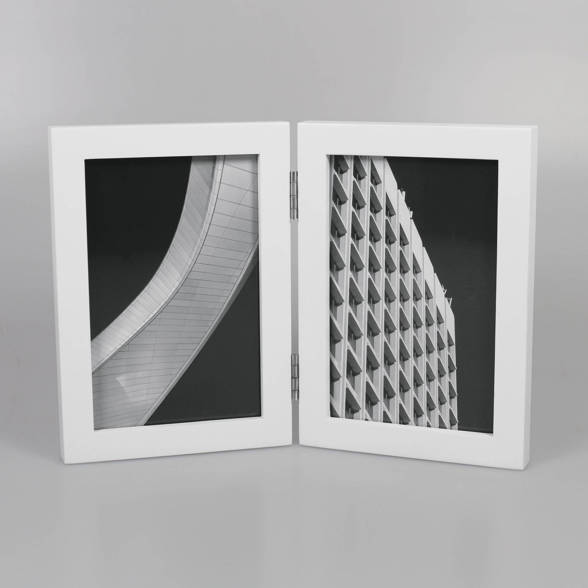 Thin Hinged Frame Holds 2 Photos - Threshold™