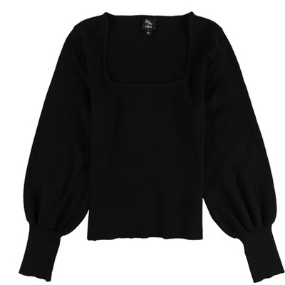 bar III Womens Square-Neck Pullover Sweater