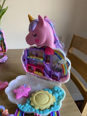 Polly Pocket Rainbow Unicorn Salon Playset