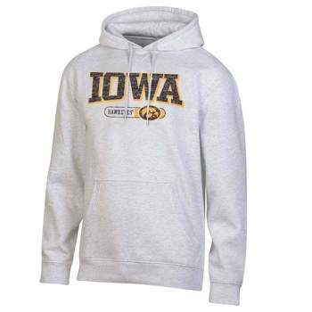 NCAA Iowa Hawkeyes Gray Fleece Hooded Sweatshirt