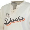 NHL Anaheim Ducks Women's Natural Long Sleeve Fleece Hooded Sweatshirt - 3 of 3