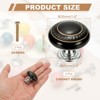 Unique Bargains Ceramic Round Drawer Dresser Closet Cabinet Knobs 2 Pcs - 2 of 4