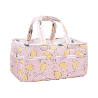Image of Trend Lab Foldable and Padded Storage Caddy -  Lemon Floral