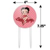 Betty Boop Pink Polka Dots Acrylic Cake Topper - 2 of 4