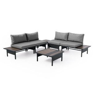 LAUSAINT HOME 6 Pieces Patio Furniture Set - 1 of 4