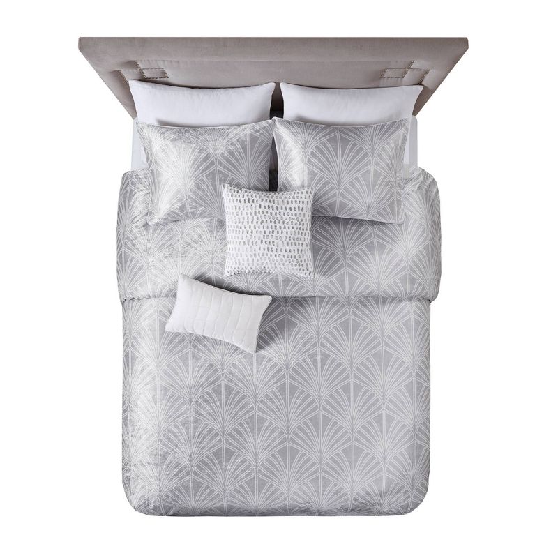 Beautyrest Kiona Crushed Velvet Comforter Set, 3 of 9