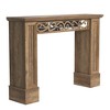 Galano Casimo 46.5 in. Knotty Oak Rectangular Engineer Wood Console Table - 3 of 4