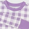 Honest Baby Toddler Girls' 2pc Painted Buffalo Pajama Set - Purple - image 4 of 4