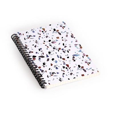 Emanuela Carratoni Autumnal Terrazzo Texture Spiral Notebook - Deny Designs