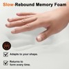 SUGIFT Memory Foam Cervical Pillow for Neck and Shoulder Pain Relief Orthopedic Sleeping Pillow for Back Side Stomach Sleepers - 3 of 4