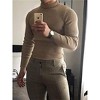 Clearlove Men’s Stretch Muscle Fit Turtleneck Long Sleeve Knit T-Shirt Slim Casual Essential - 2 of 4