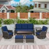 UPTIOT 7-Piece Outdoor Patio Conversation Set - 2 of 4