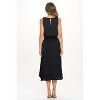 WEST K Women's Viviana Flowy Smocked-Wasit Satin Tank Midi Dress - 3 of 4