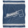 Brandeis University Primary Logo Stripes Silky 50x60 Blanket, 1 Sided - 2 of 4