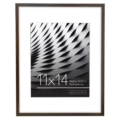 Americanflat Thin Picture Frames with shatter-resistant glass - Horizontal and Vertical Formats for Wall and Tabletop